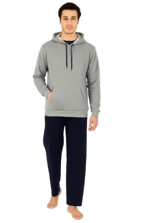 Kapşonlu Sweat- Gri