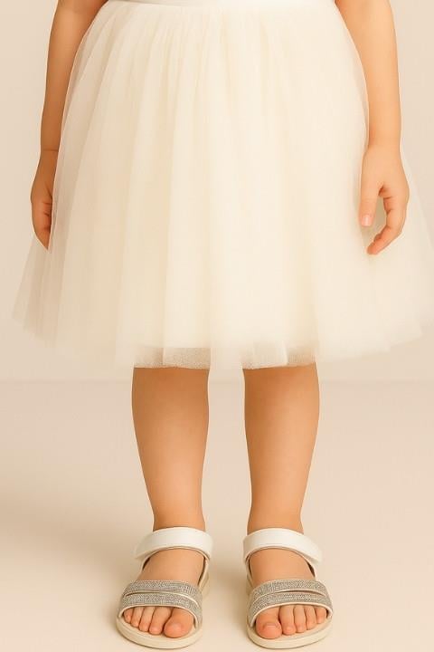 Kız Çocuk Taşlı Sandalet