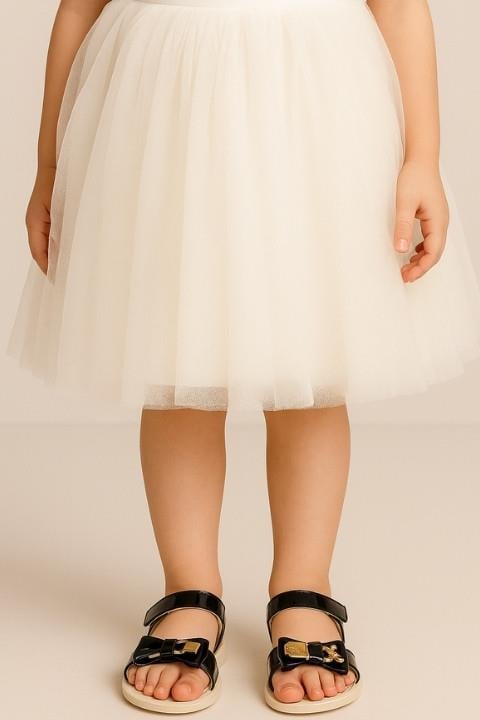 Kız Çocuk Tokalı Sandalet