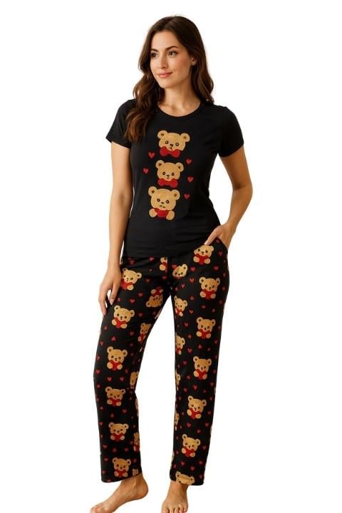 Lizbon Şardonlu Kadın Pijama