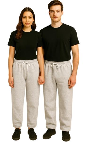 3 İplik Unisex Bagy Eşofman Altı - Gri