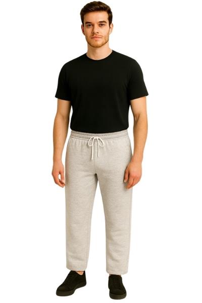 3 İplik Unisex Bagy Eşofman Altı - Gri