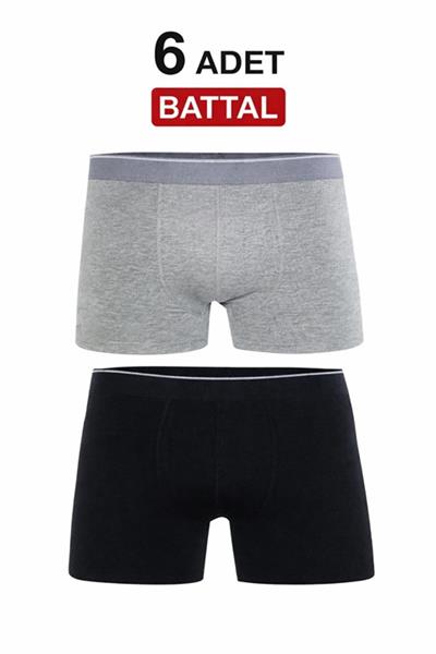 6 Adet Battal Boxer