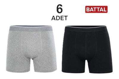 6 Adet Battal Boxer