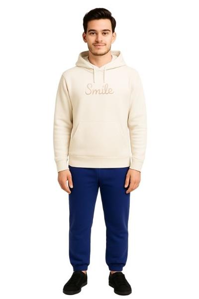 KANGURU CEP SWEAT-BEYAZ