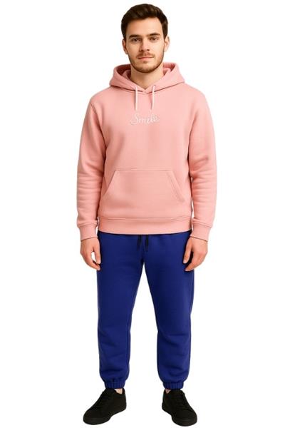 KANGURU CEP SWEAT-PUDRA PEMBE