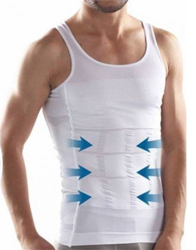 Liza  500  Korseli  Erkek Atlet -Beyaz