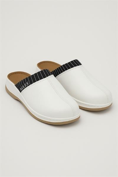 Önü Kapalı Kadın Terlik - Beyaz