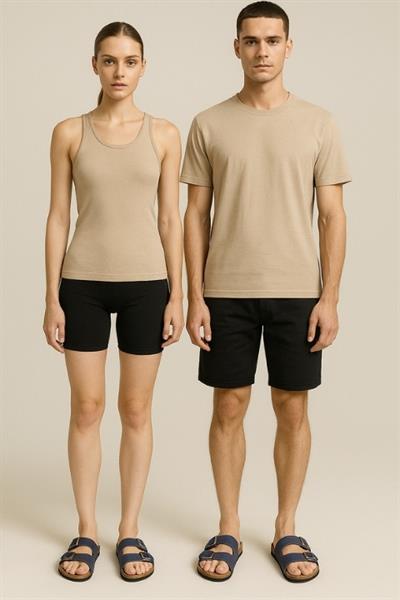 Unisex Tokalı Terlik - Lacivert