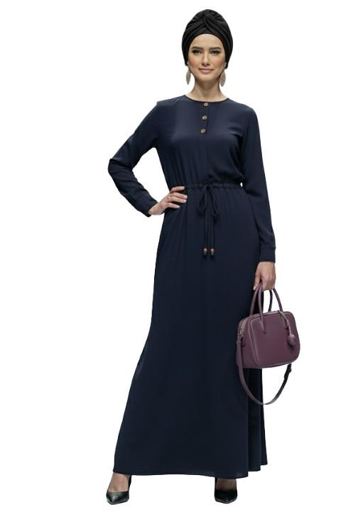 AYROBİN TÜNELLİ ELBİSE-LACİVERT