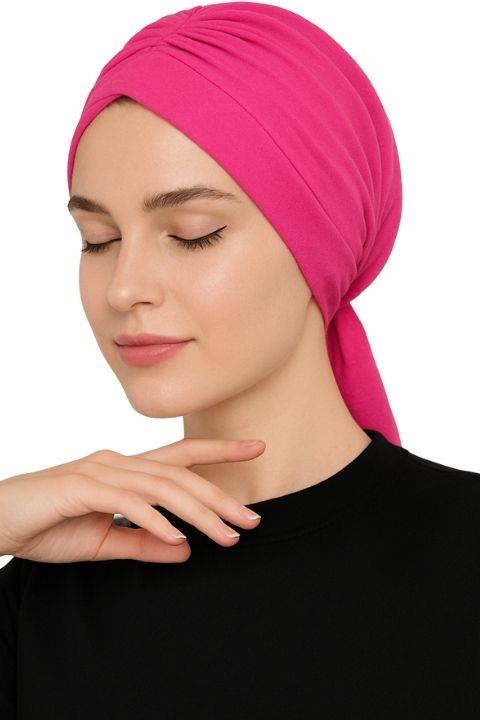 Belinda Pileli Dış Bone - Pembe