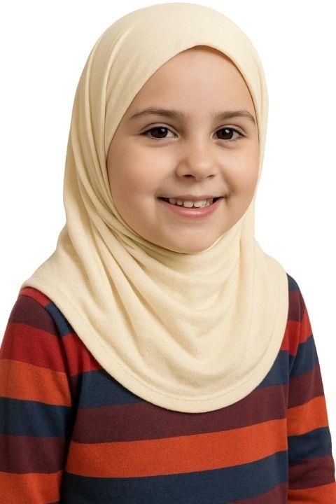 Belinda Pratik Çocuk Eşarbı - Ekru
