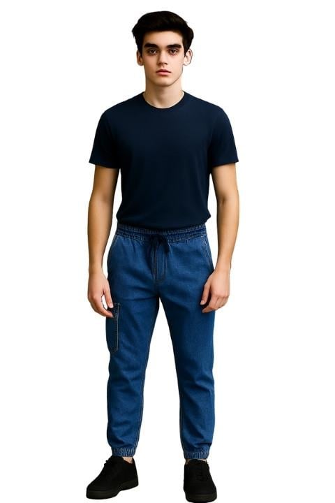CEPLİ LASTİKLİ PAÇA ÇOCUK KOT PANTOLON