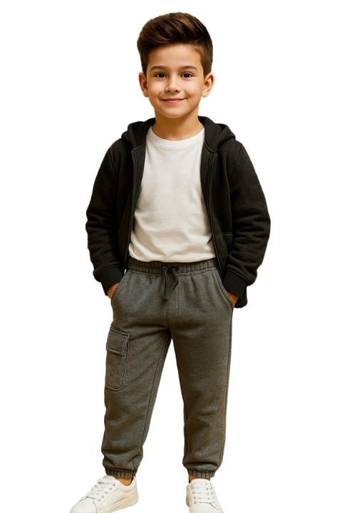 ÇOCUK EŞOFMAN KARGO CEP-ANTRASİT