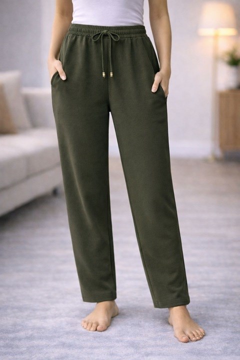 DAR PAÇA KADIN PANTOLON-YEŞİL