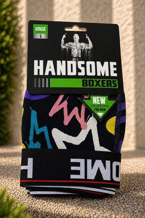 Desenli Erkek Boxer