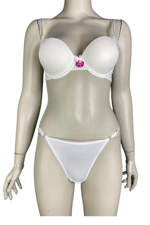 ECEM YILDIZ 1550 DOUBLE DOLGU 2 Lİ TAKIM SÜTYEN EKRU