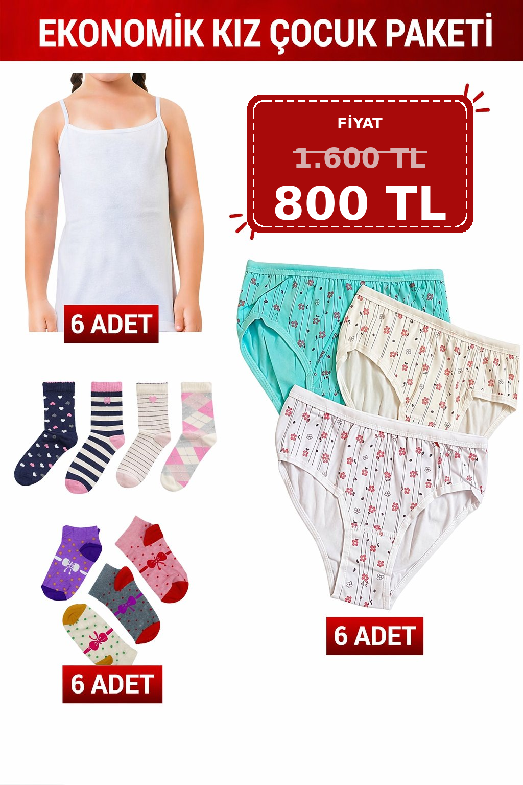 Ekonomik Kız Çocuk Paketi