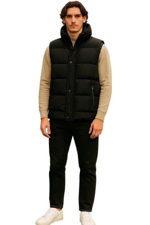 Erkek Şişme Yelek - Siyah