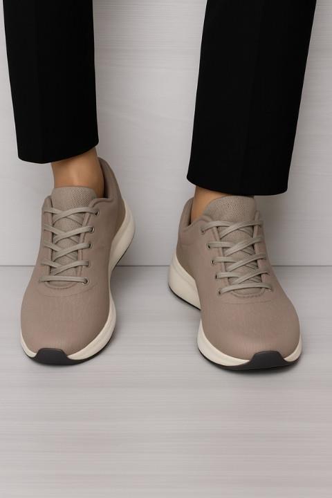 Erkek Spor Ayakkabı - Açık Kahve
