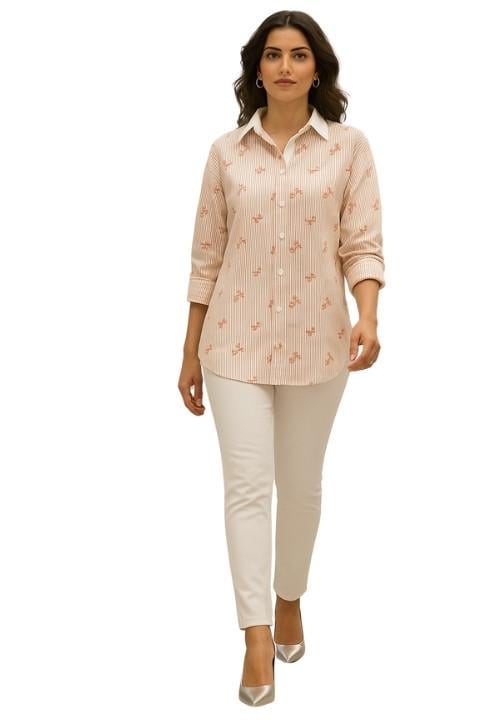 FİYONK BASKI GÖMLEK