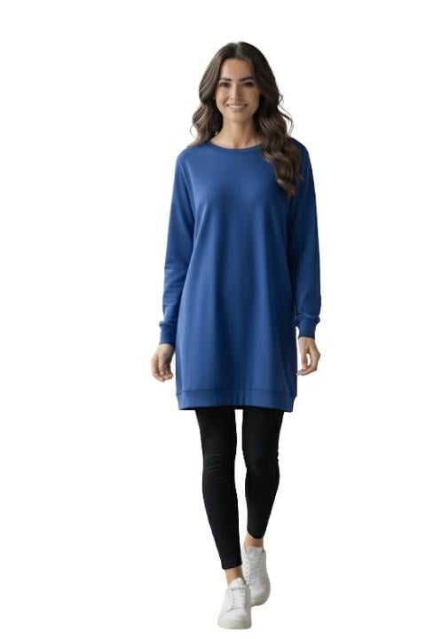 GÜPÜRLÜ TUNİK-LACİVERT