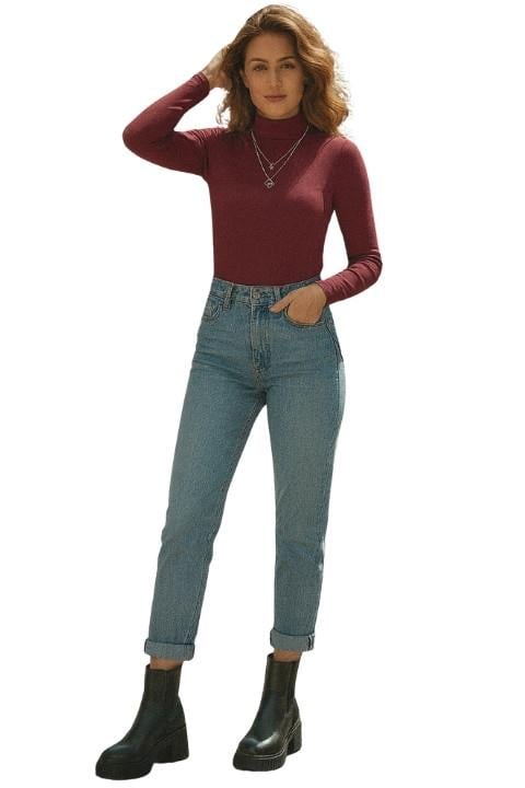 KADIN BALIKÇI VİSKON BODY-BORDO