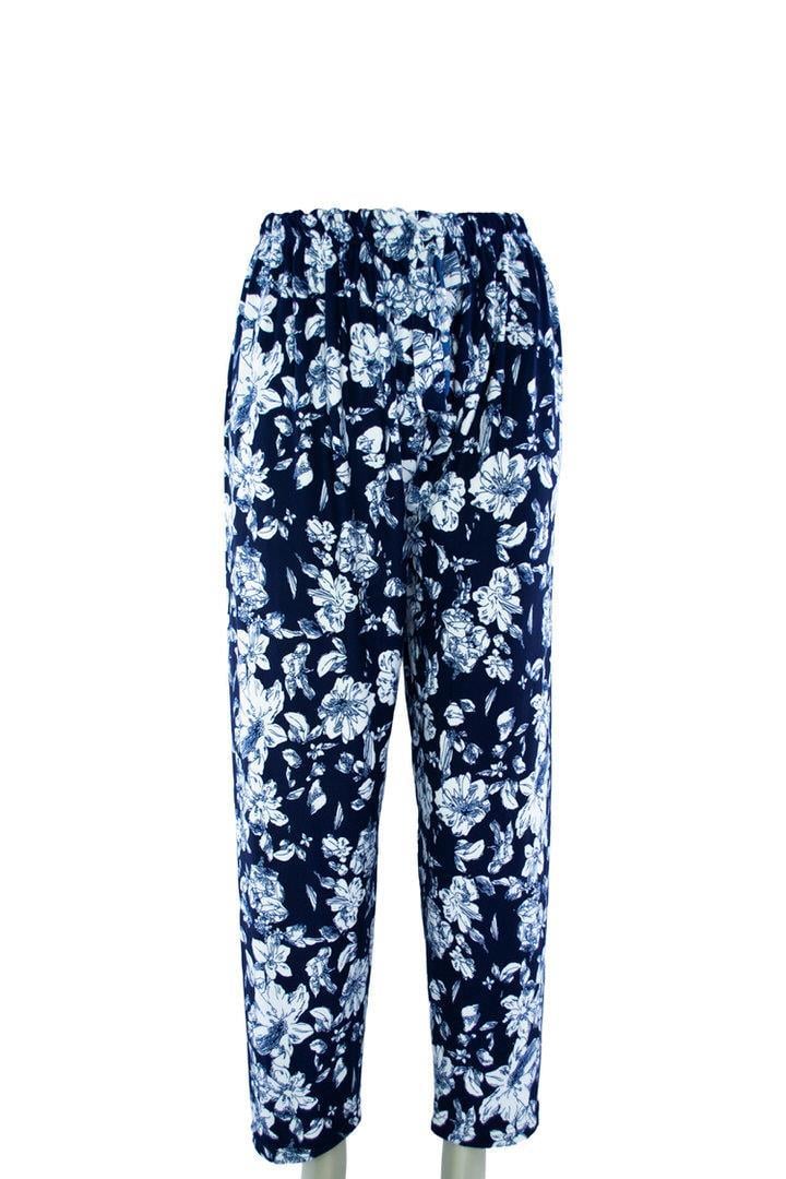 Kadın Battal Süet Pijama Altı
