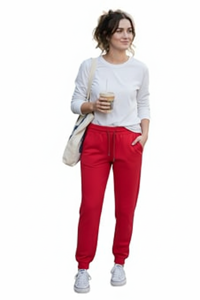 KADIN EŞOFMAN-KIRMIZI