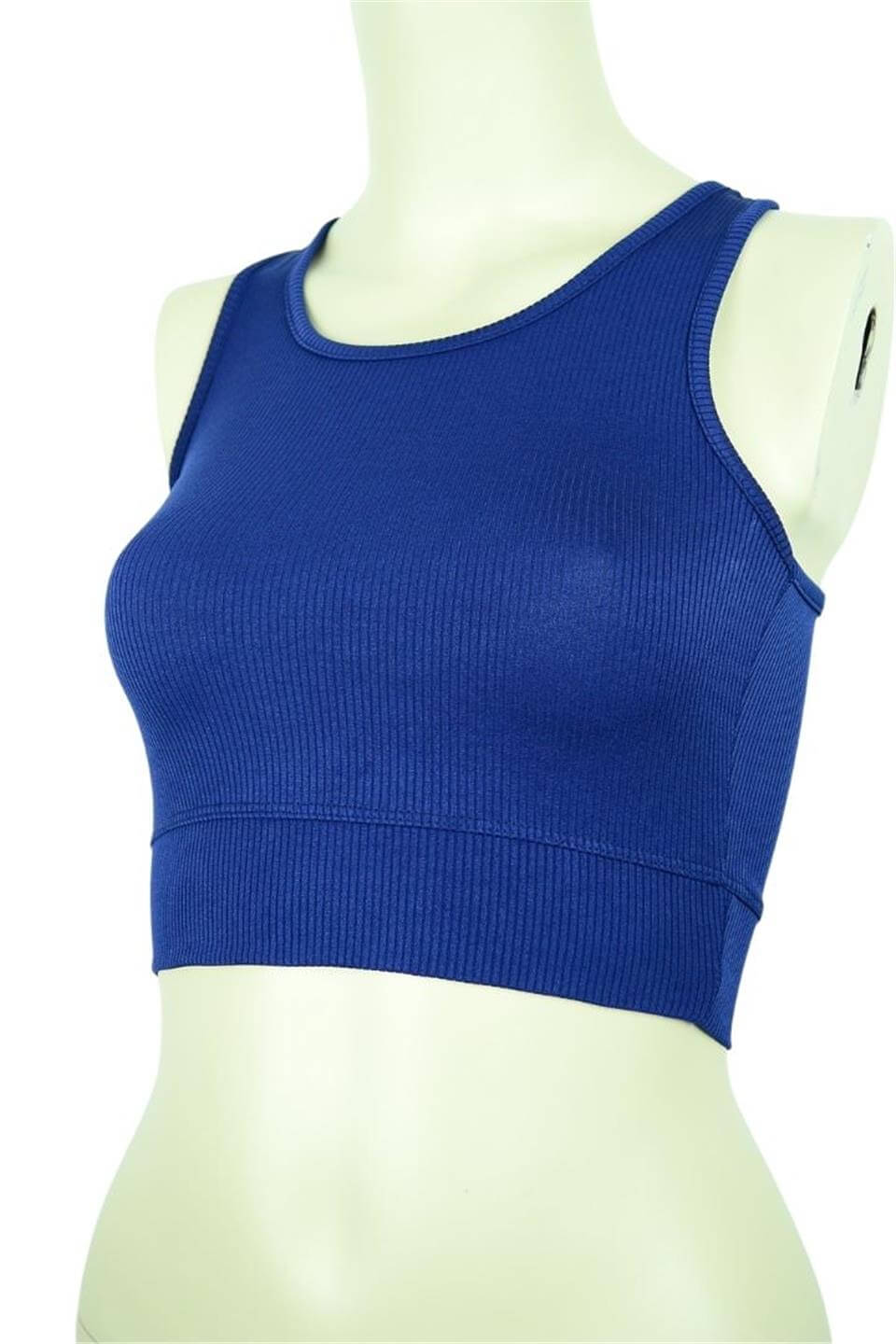 Kadın Fitilli Crop Atlet