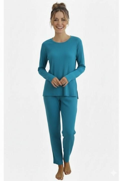 Kadın Fitilli Pijama Takımı