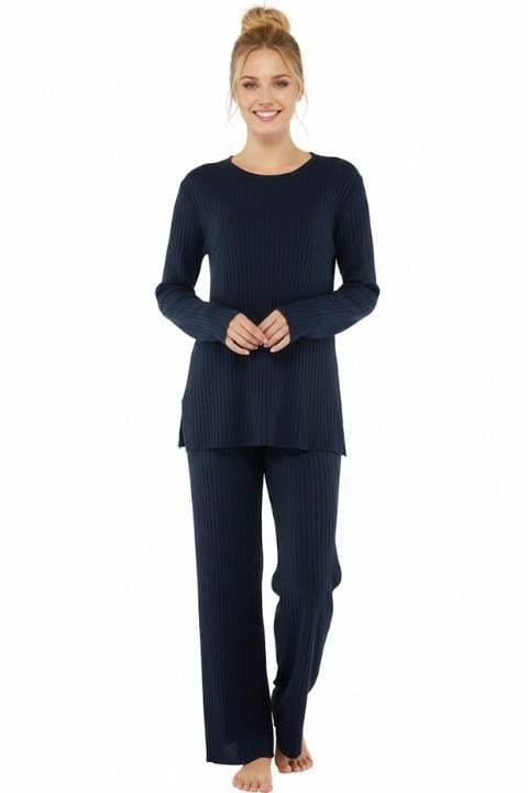 Kadın Fitilli Pijama Takımı