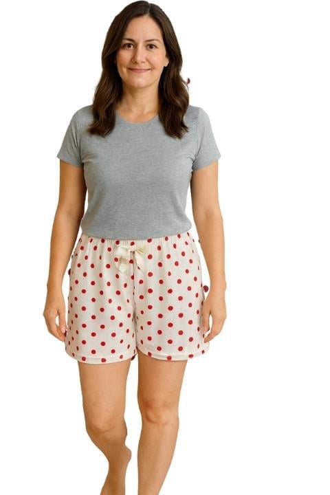 Kadın Kısa Şort Penye