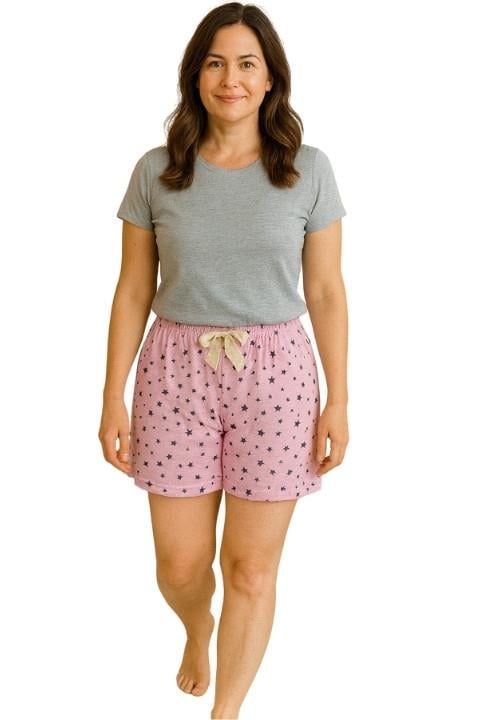 Kadın Kısa Şort Penye