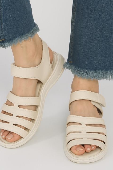 Kadın Sandalet - Bej