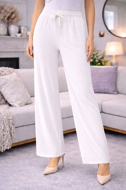 KADIN TORBA PANTOLON-BEYAZ