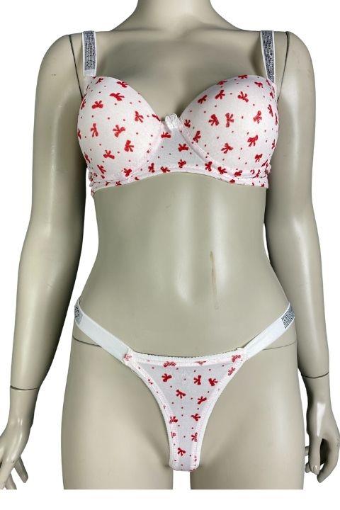 LOVE SECRET DOLGULU 2 Lİ SÜTYEN TAKIM- KREM DESNLİ