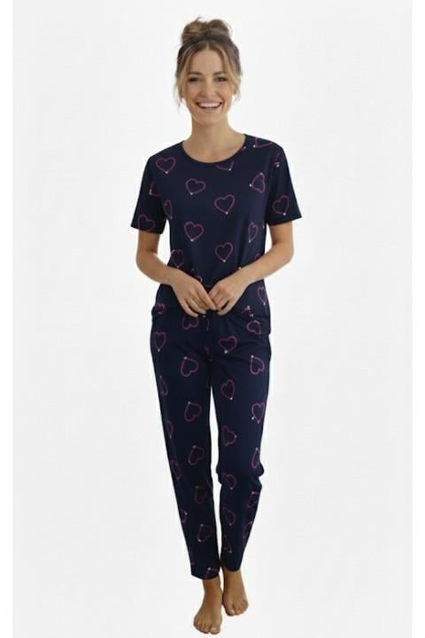 MİLAN KISA KOL KADIN PİJAMA TAKIMI