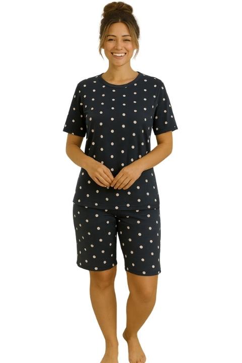 MİLAN KISA KOL KAPRİLİ PİJAMA TAKIMI