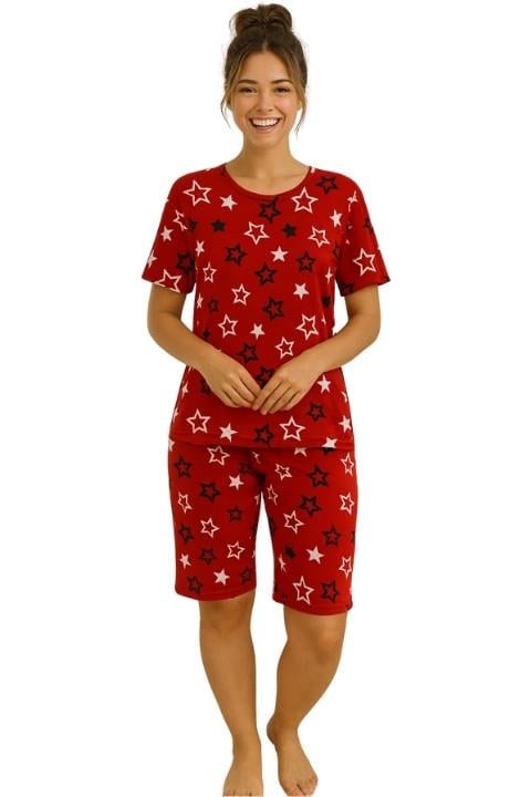MİLAN KISA KOL KAPRİLİ PİJAMA TAKIMI