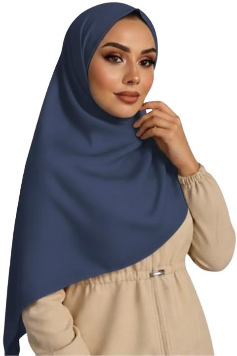 Soft Pamuk Şal - İndigo