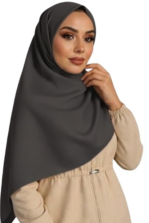 Soft Pamuk Şal - Koyu Füme