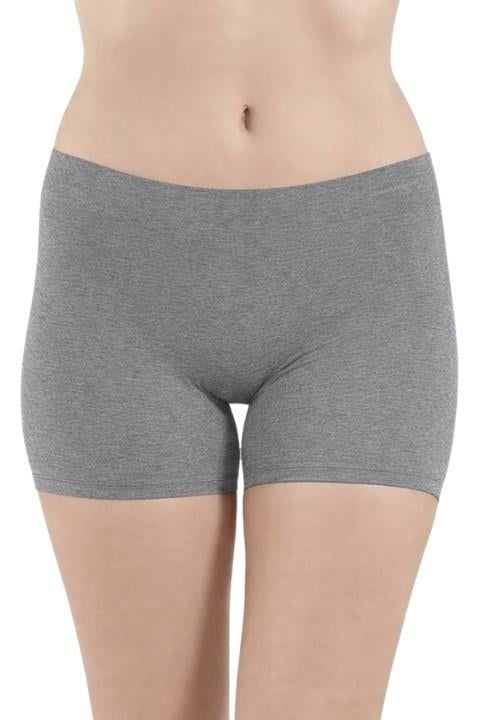 Stil Likralı Kadın Boxer - Gri