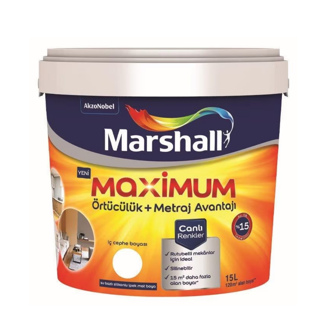 Marshall Maximum Silikonlu İpek Mat 2,5 L
