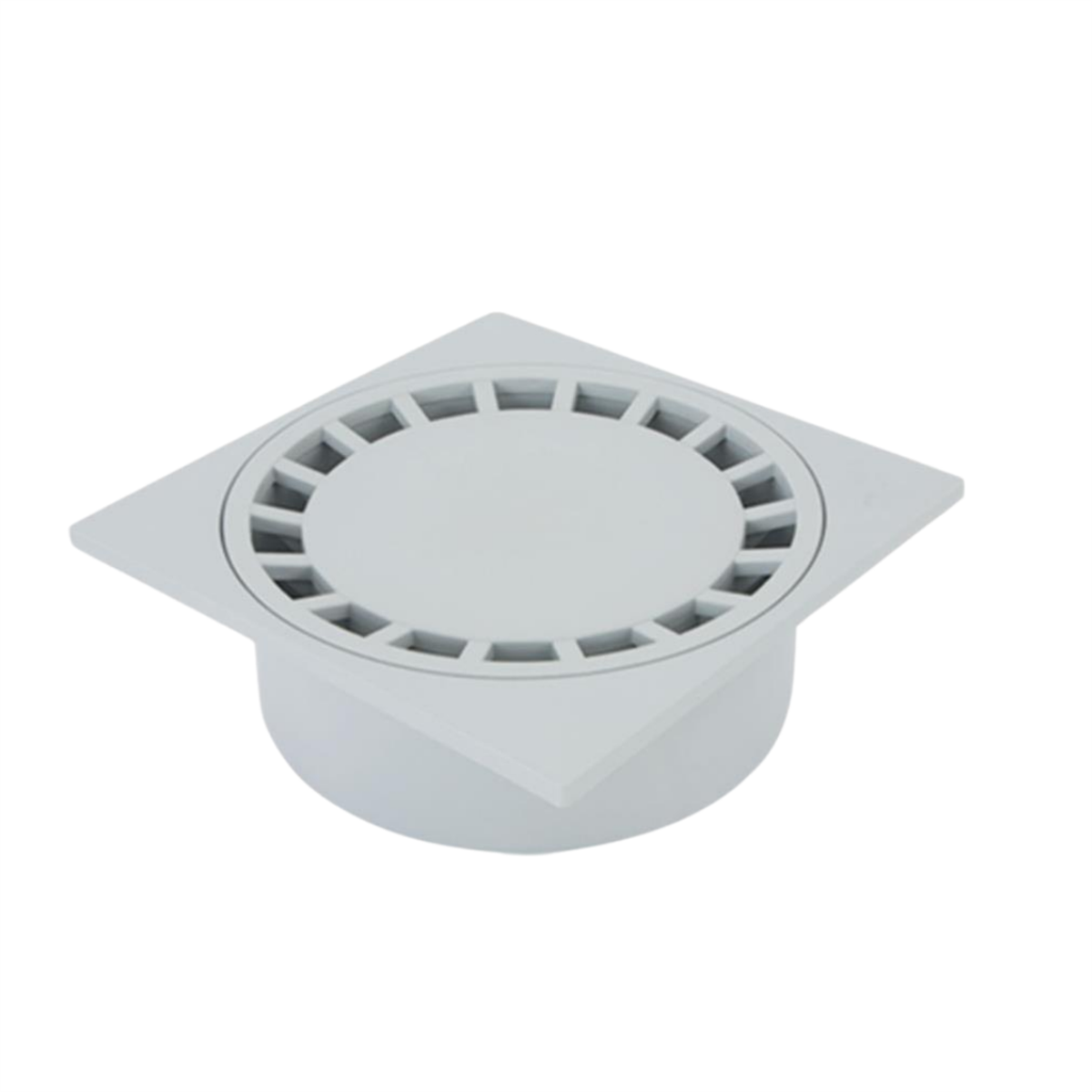 Mesa Teknik Sert Plastik Teras Süzgeçi 20x20 Alt Çıkış Ø 70 mm