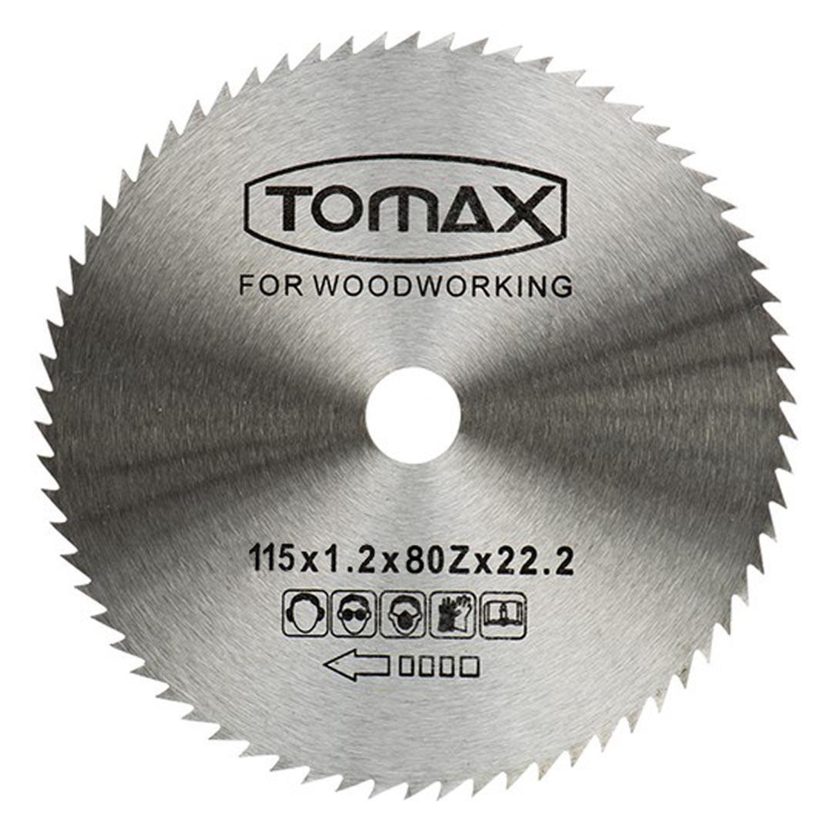 Tomax Ağaç Daire Testeresi (Elmassız) 115x1,2 mm