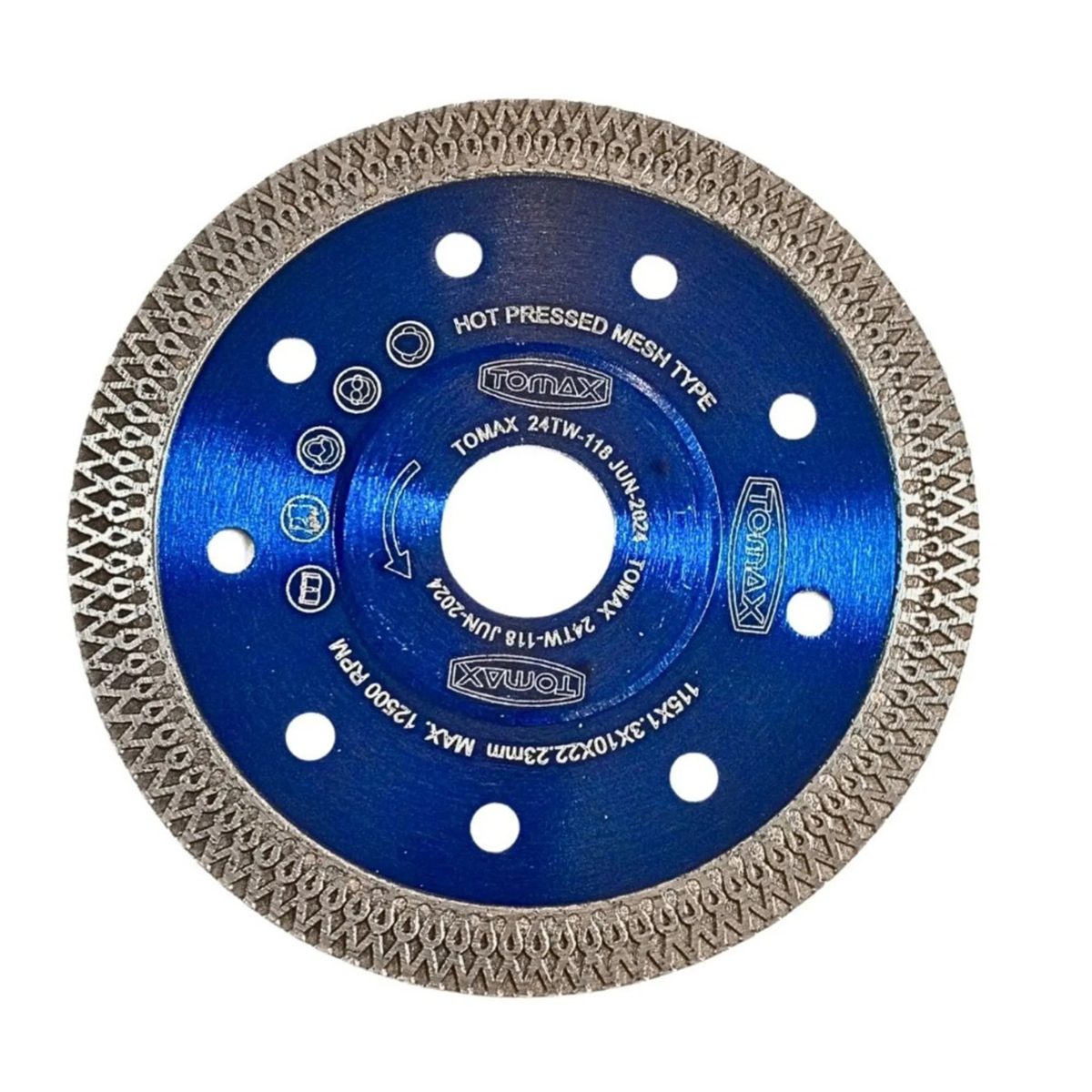 Tomax Çapraz Dișli Hassas Kesici 180x2,2x22 mm