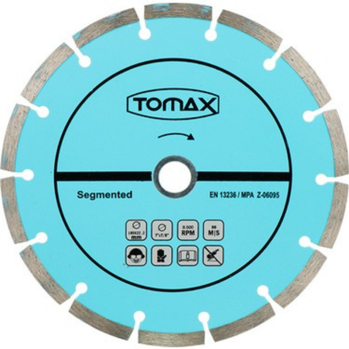 Tomax Segmentli Elmas - Beton Kesici 115x2,0x22 mm
