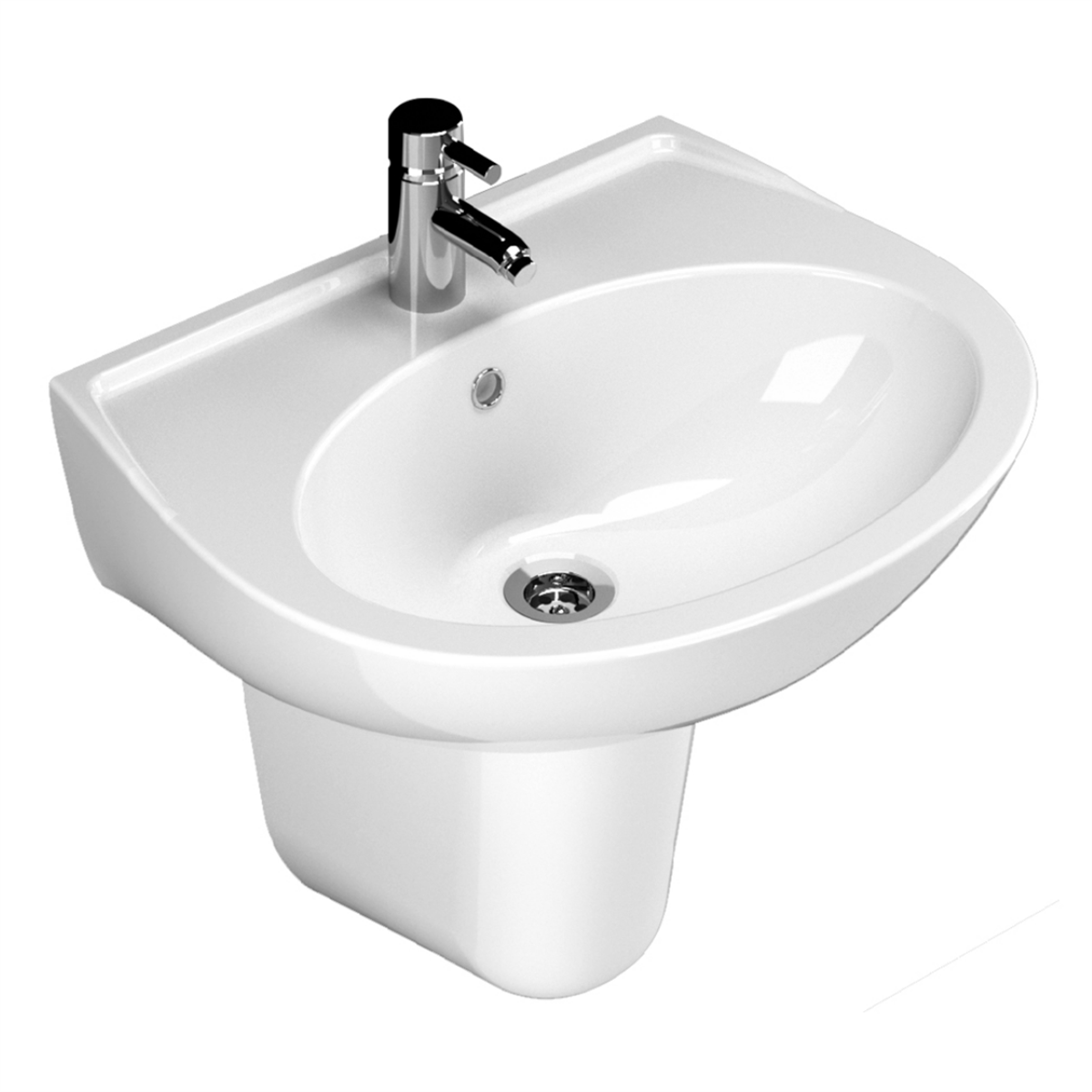 Turavit 36*45 cm Çocuk Lavabo+Yarım Ayak