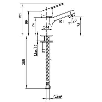 ECA Spylos Lavabo Bataryası 102188125
